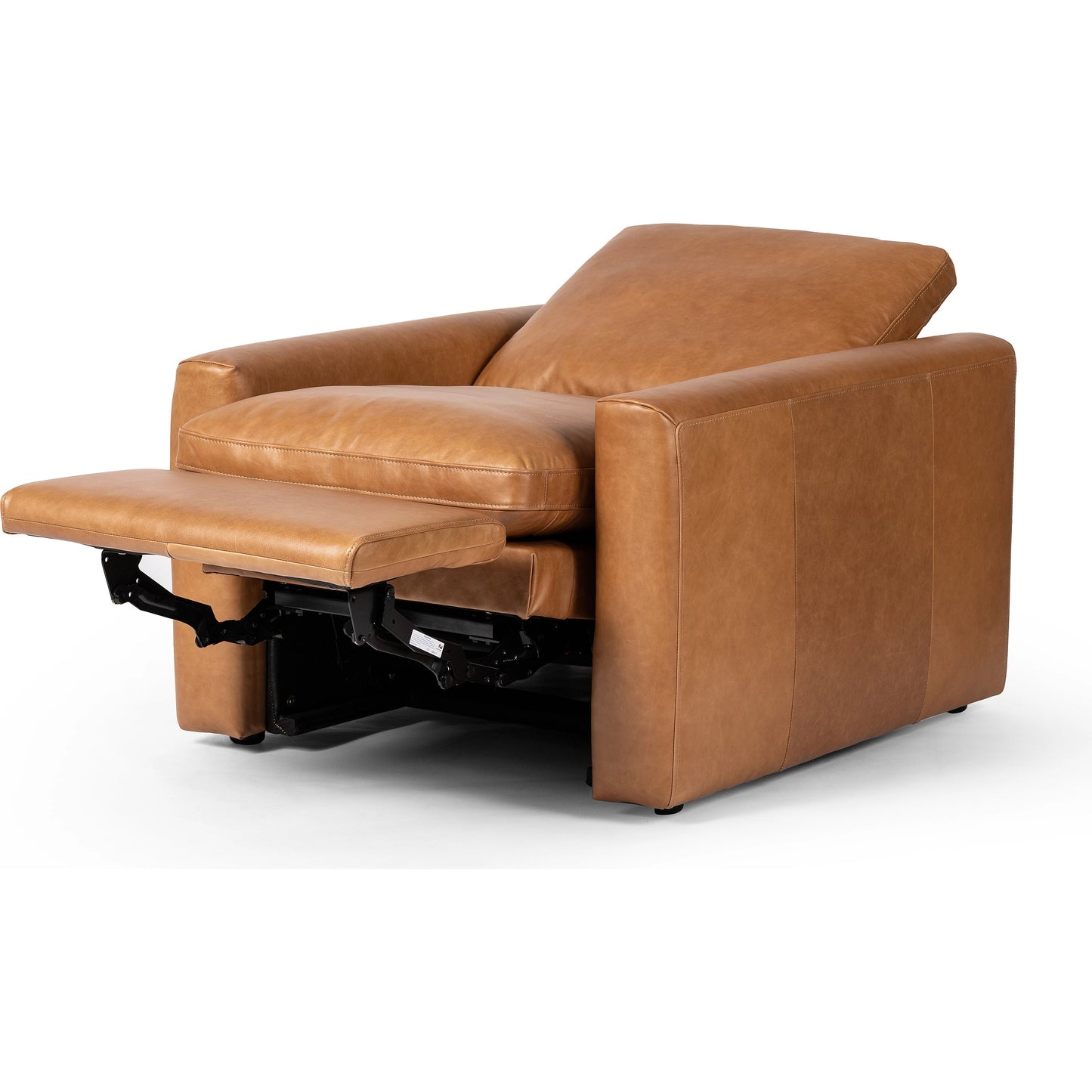 018 SI-2074792 | Additional Silo | Tillery Power Recliner by Four Hands in sonoma butterscotch. Made from top grain leather, 100% polyester fiber, eucalyptus plywood in a modern style.