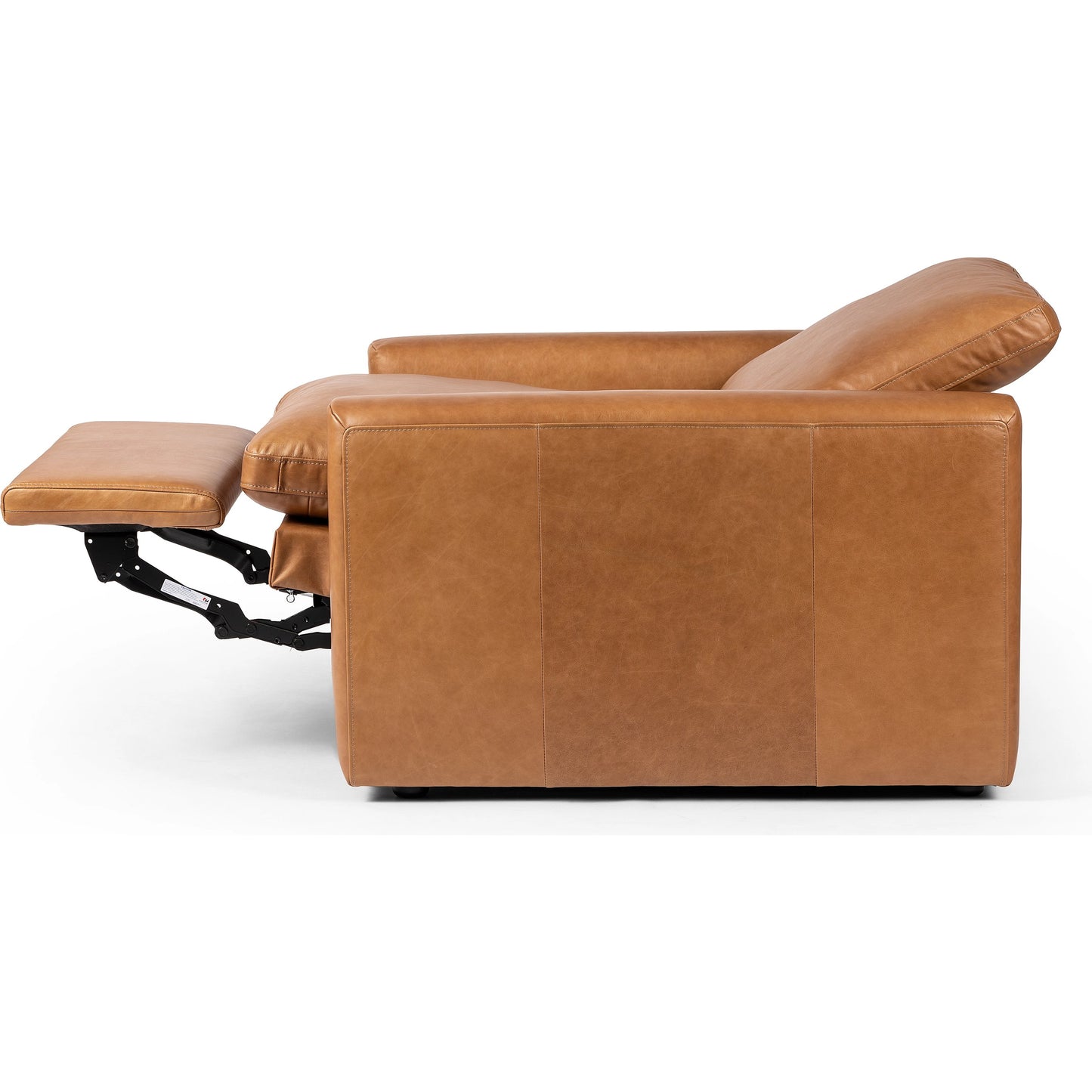 022 SI-2074792 | Additional Silo | Tillery Power Recliner by Four Hands in sonoma butterscotch. Made from top grain leather, 100% polyester fiber, eucalyptus plywood in a modern style.