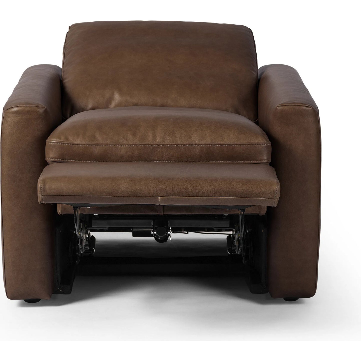007 SI-2519324 | Additional Silo | Tillery Power Recliner Accent Chair by Four Hands in sonoma coco. Made from top grain leather in a traditional style.