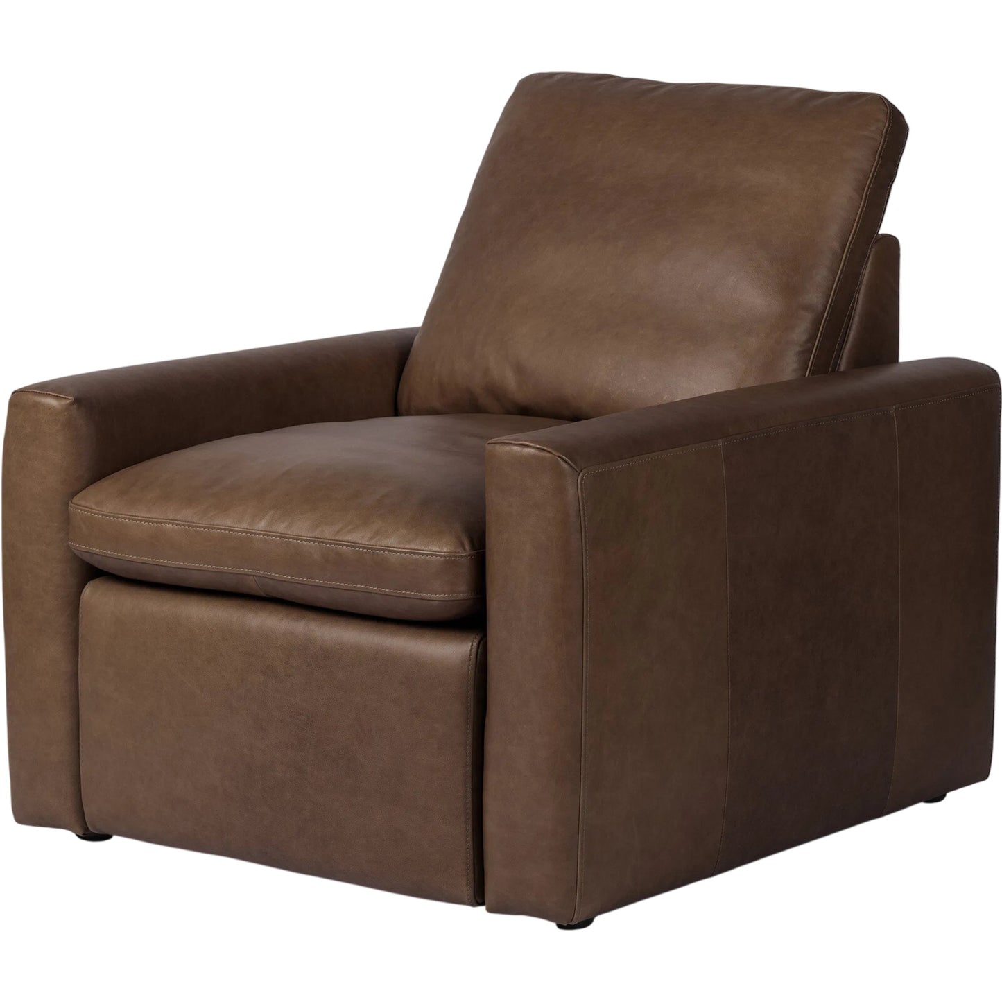 001 SI-2519324 | Primary Silo | Tillery Power Recliner Accent Chair by Four Hands in sonoma coco. Made from top grain leather in a traditional style.