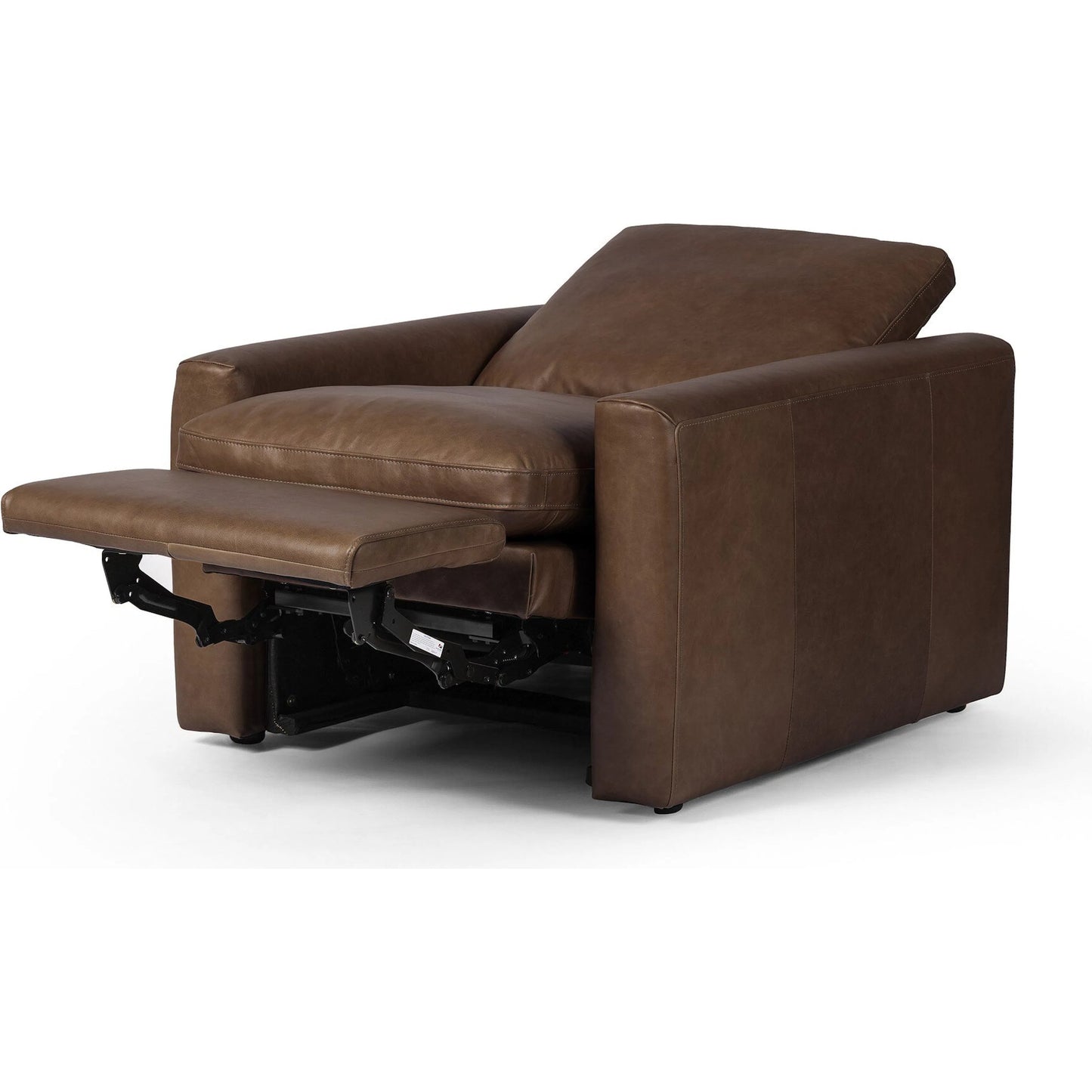 006 SI-2519324 | Additional Silo | Tillery Power Recliner Accent Chair by Four Hands in sonoma coco. Made from top grain leather in a traditional style.