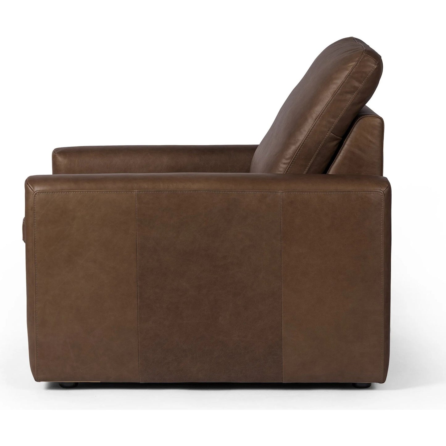 003 SI-2519324 | Additional Silo | Tillery Power Recliner Accent Chair by Four Hands in sonoma coco. Made from top grain leather in a traditional style.