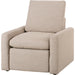 Tillery Power Recliner Accent Chair by Four Hands. Made from 92% polyester, 8% flax, linen in a traditional style.