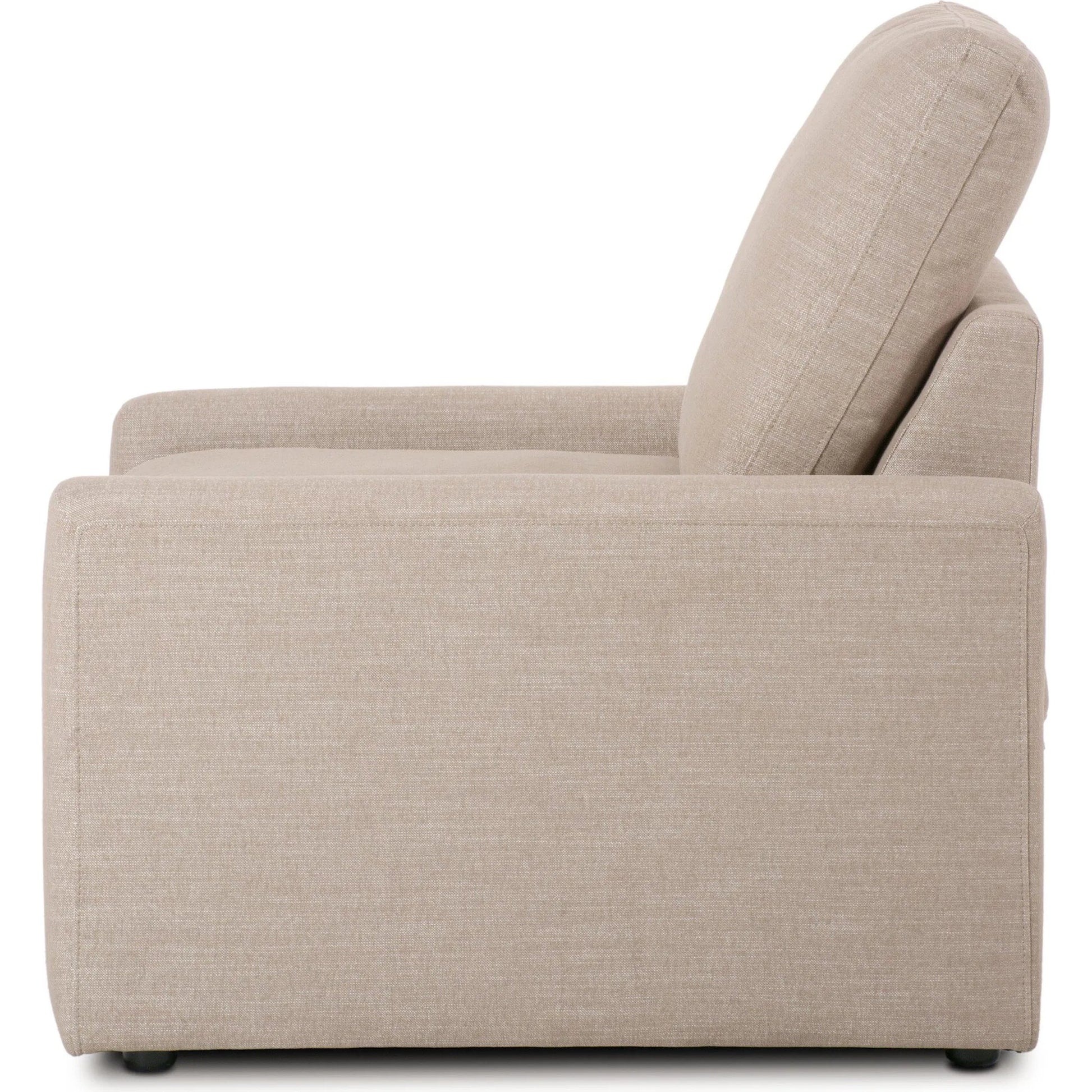 Tillery Power Recliner Accent Chair by Four Hands. Made from 92% polyester, 8% flax, linen in a traditional style.