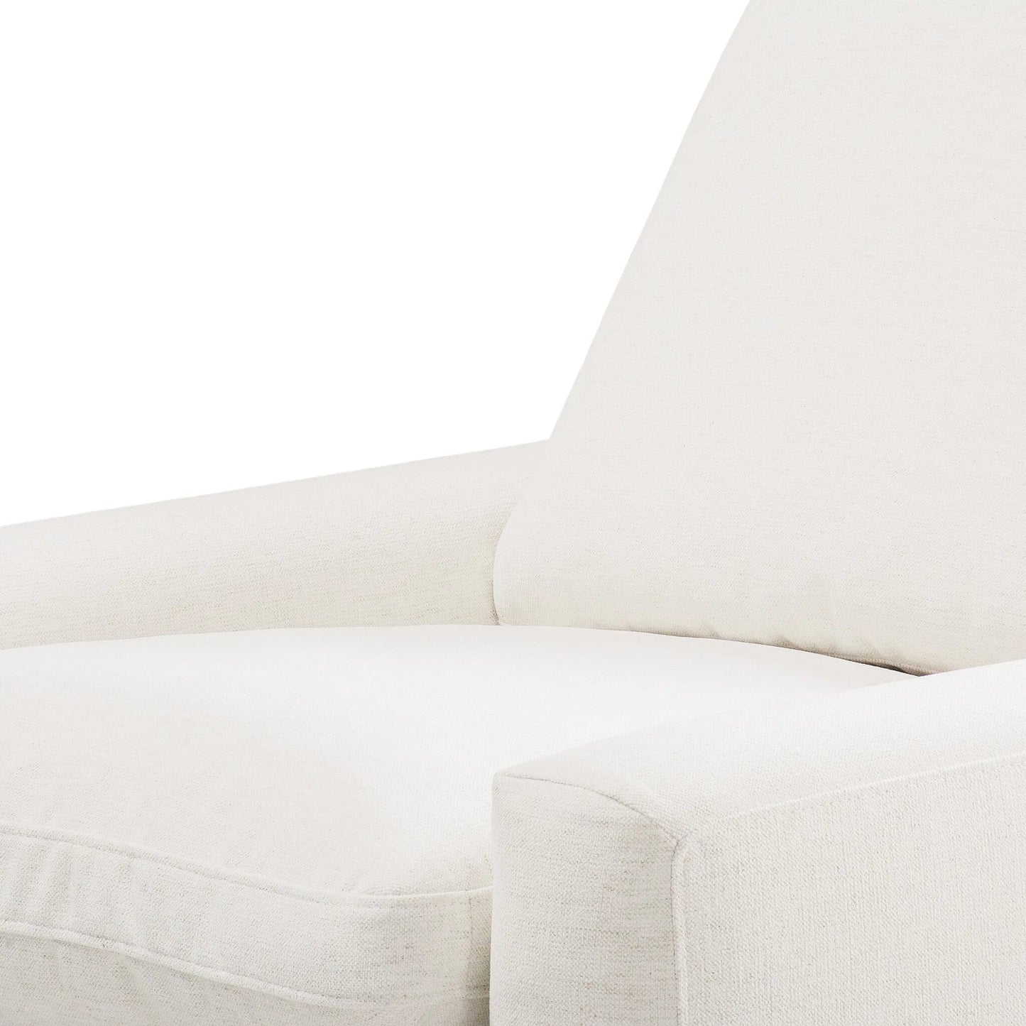 039 SI-2535426 | Closeup | Tillery Power Recliner Accent Chair by Four Hands. Made from 92% polyester, 8% flax, linen in a traditional style.