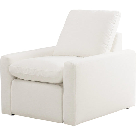 Tillery Power Recliner Accent Chair by Four Hands. Made from 92% polyester, 8% flax, linen in a traditional style.