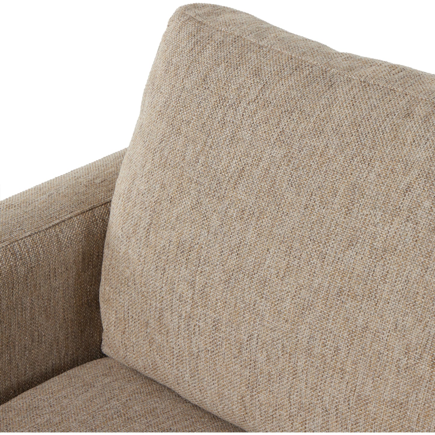 009 SI-2001432 | Additional Silo | Hampton Swivel Chair by Four Hands in delta sand. Made from 97.42% olefin 2.58% polyester, pine plywood, 100% polyester in a modern style.