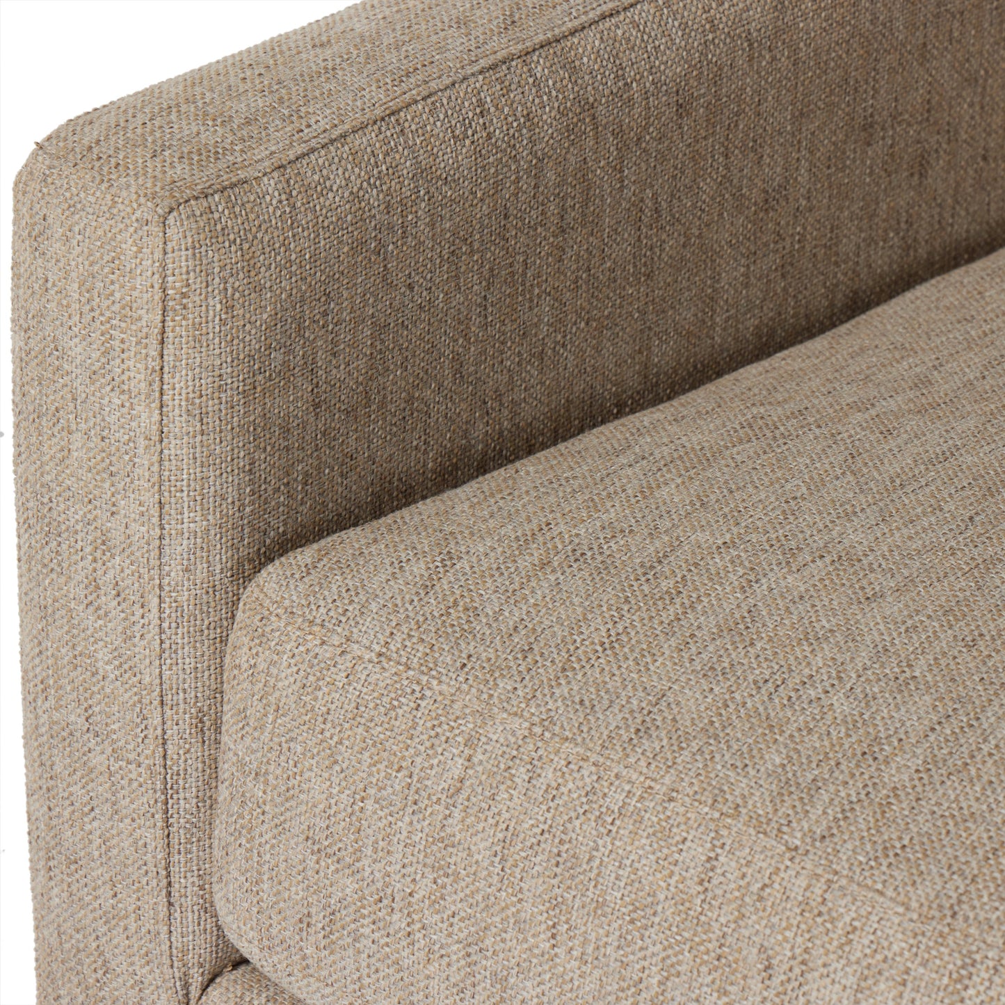 010 SI-2001432 | Additional Silo | Hampton Swivel Chair by Four Hands in delta sand. Made from 97.42% olefin 2.58% polyester, pine plywood, 100% polyester in a modern style.