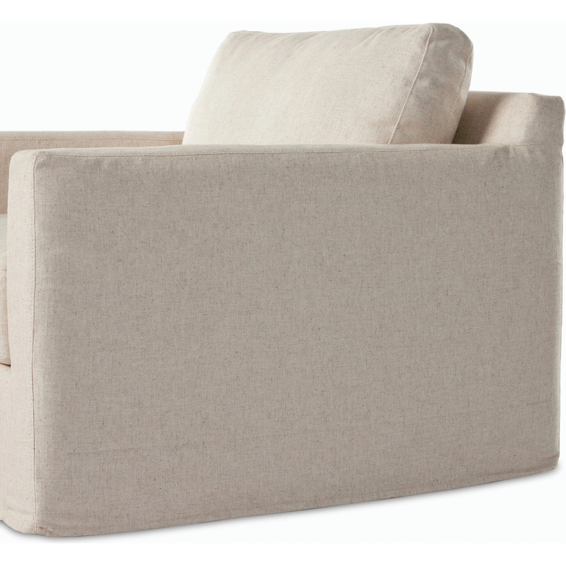 Hampton Slipcover Swivel Chair by Four Hands. Made from unique in a modern style.