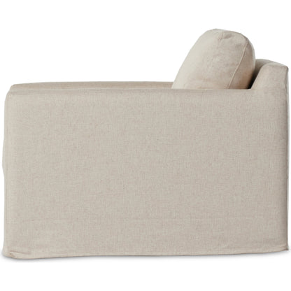 Hampton Slipcover Swivel Chair by Four Hands. Made from unique in a modern style.