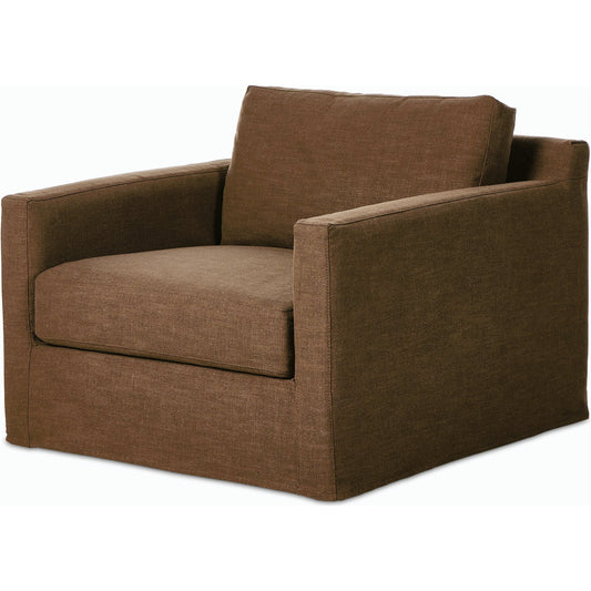 Hampton Slipcover Swivel Chair by Four Hands. Made from unique in a modern style.