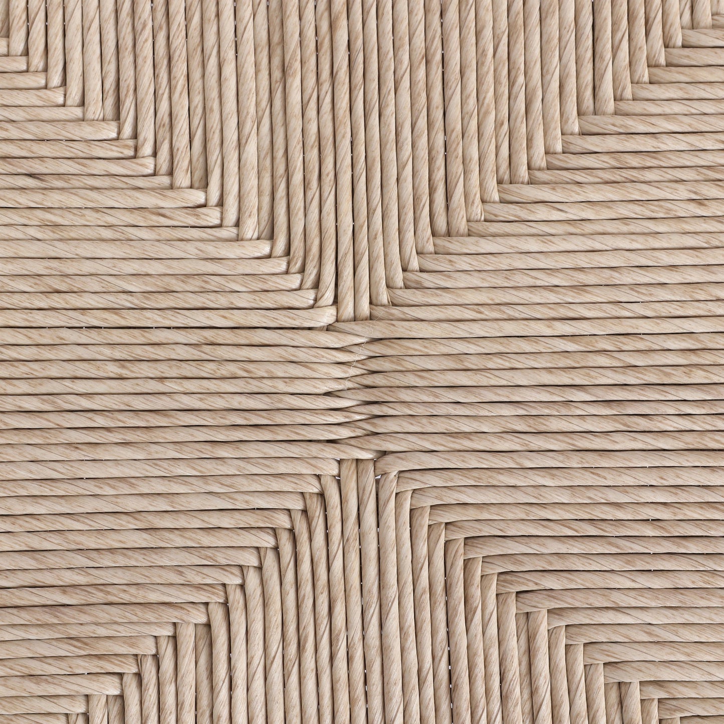 005 SI-2074439 | Closeup | Lomas Bar Stool by Four Hands in vintage white and natural teak. Made from solid teak, 100% polyethylene in a modern style.