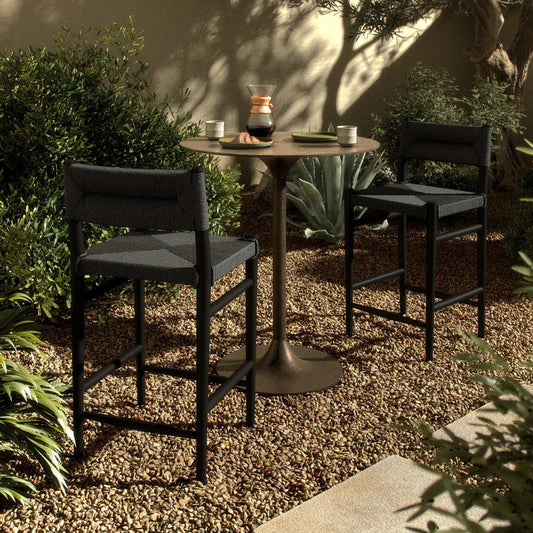 Lomas Outdoor Counter Stool by Four Hands. Made from unique in a modern style.
