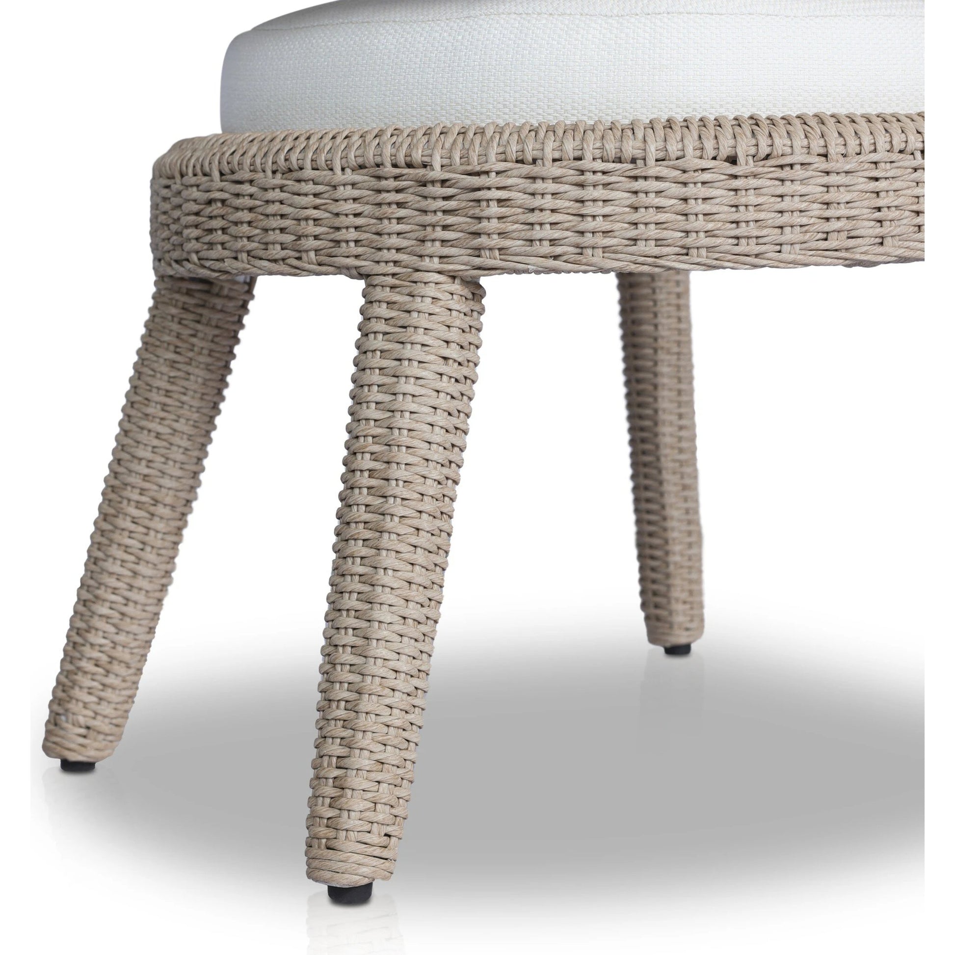 Hawkins Outdoor Dining Chair by Four Hands. Made from 100% olefin, aluminum, 100% polyethylene in a modern style.