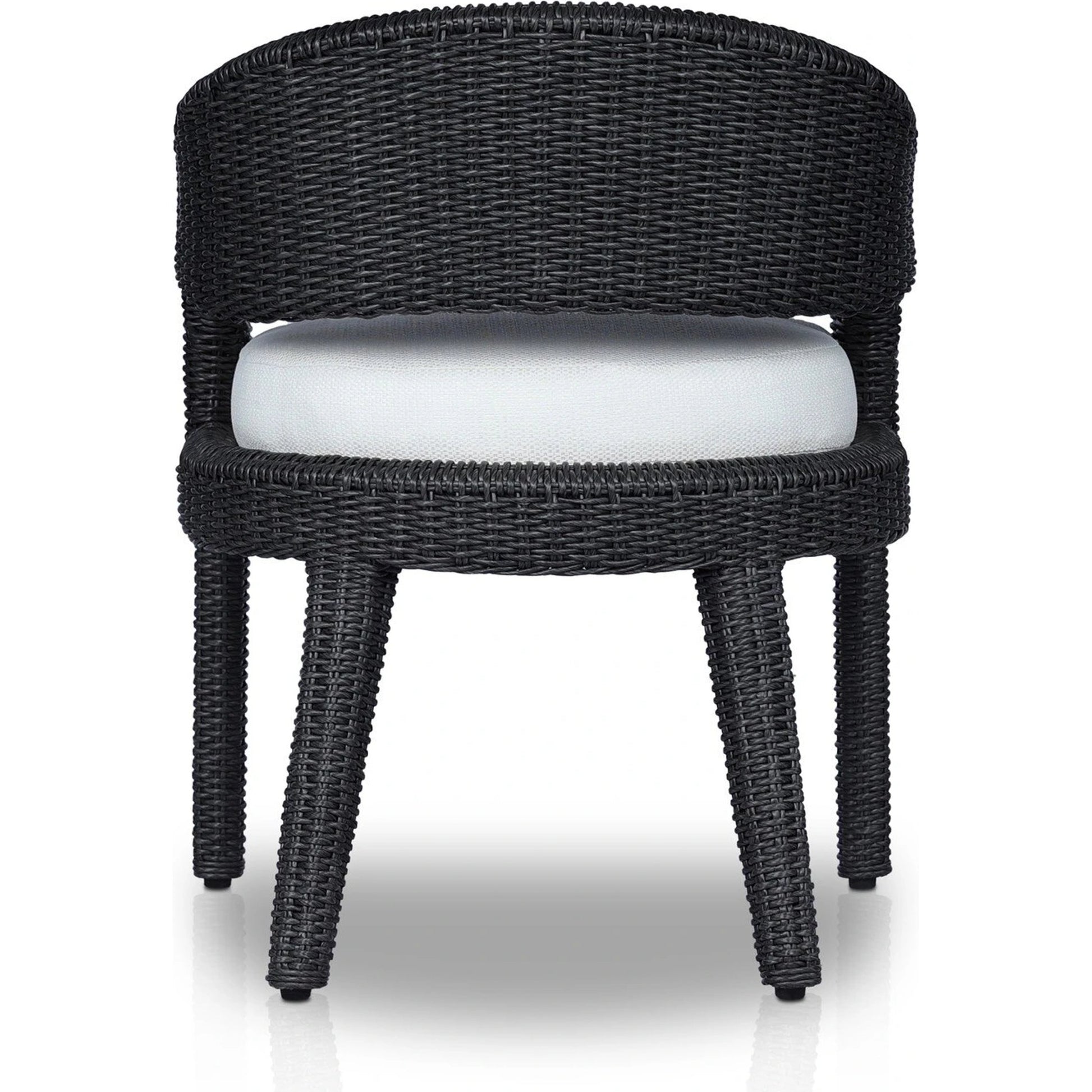Hawkins Outdoor Dining Chair by Four Hands. Made from 100% olefin, aluminum, 100% polyethylene in a modern style.