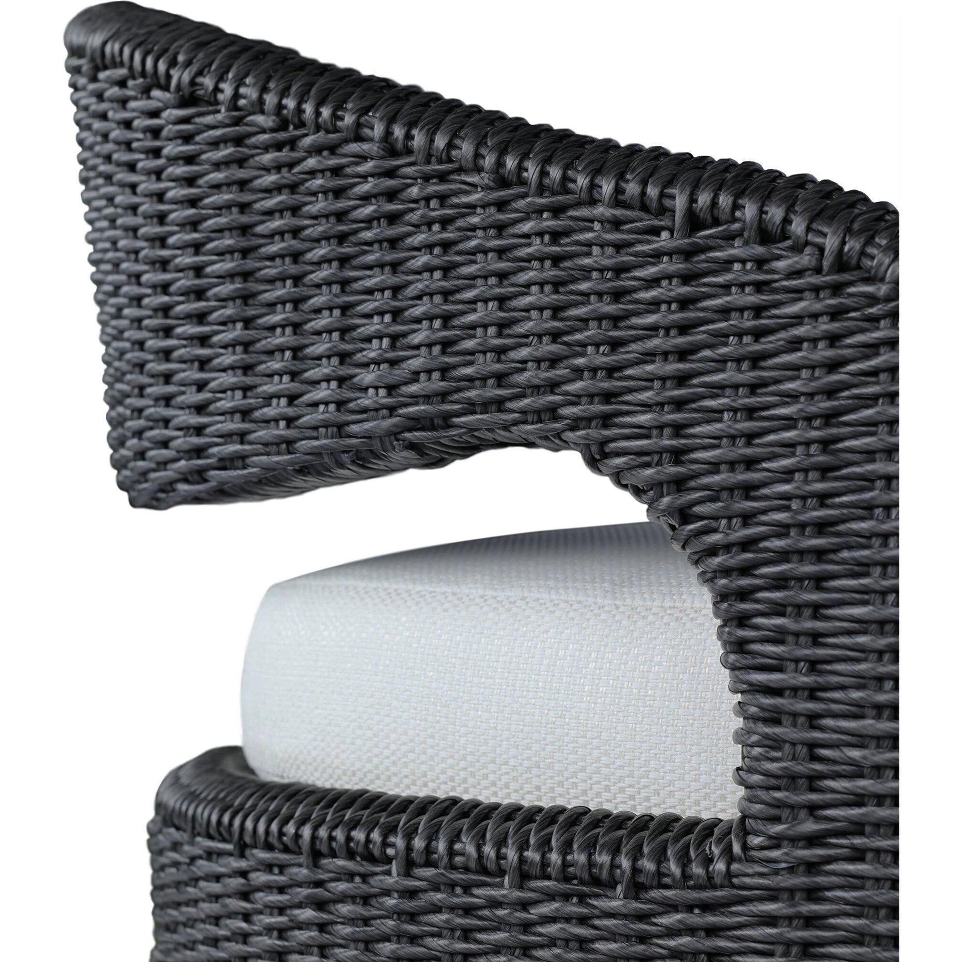 Hawkins Outdoor Dining Chair by Four Hands. Made from 100% olefin, aluminum, 100% polyethylene in a modern style.