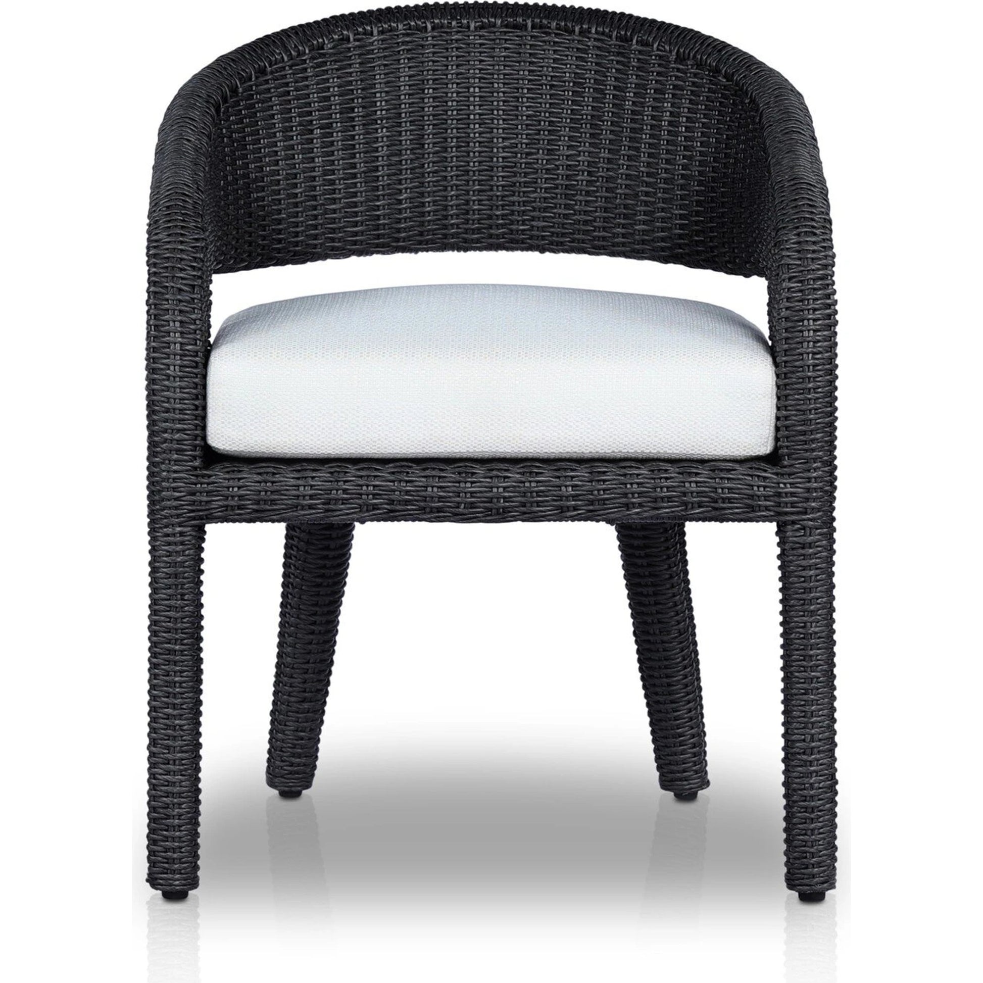 Hawkins Outdoor Dining Chair by Four Hands. Made from 100% olefin, aluminum, 100% polyethylene in a modern style.