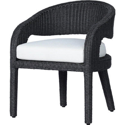 Hawkins Outdoor Dining Chair by Four Hands. Made from 100% olefin, aluminum, 100% polyethylene in a modern style.