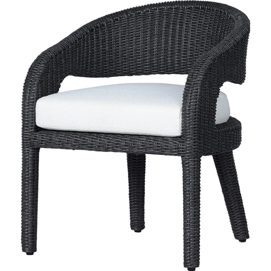 Hawkins Outdoor Dining Chair by Four Hands. Made from 100% olefin, aluminum, 100% polyethylene in a modern style.