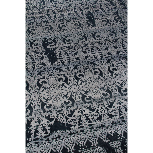 Lexington 2380 Rug by Exquisite Rugs in denim blue, light blue. Made from wool, bamboo silk in a unique style.