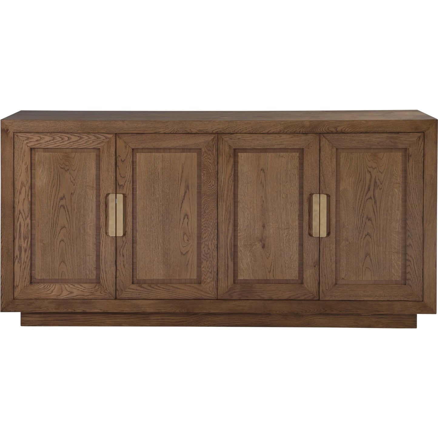 003 SI-2540398 | Additional Silo | Barnaby Media Console by Artistica Home in champagne bronze. Made from white oak in a unique style.
