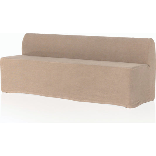 Ainsworth Slipcover Dining Bench by Four Hands in broadway canvas. Made from unique in a modern style.