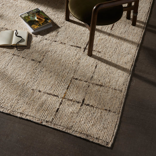 Shervin Hand Knotted Rug by Four Hands in shervin. Made from 90% wool, 10% polyester in a unique style.