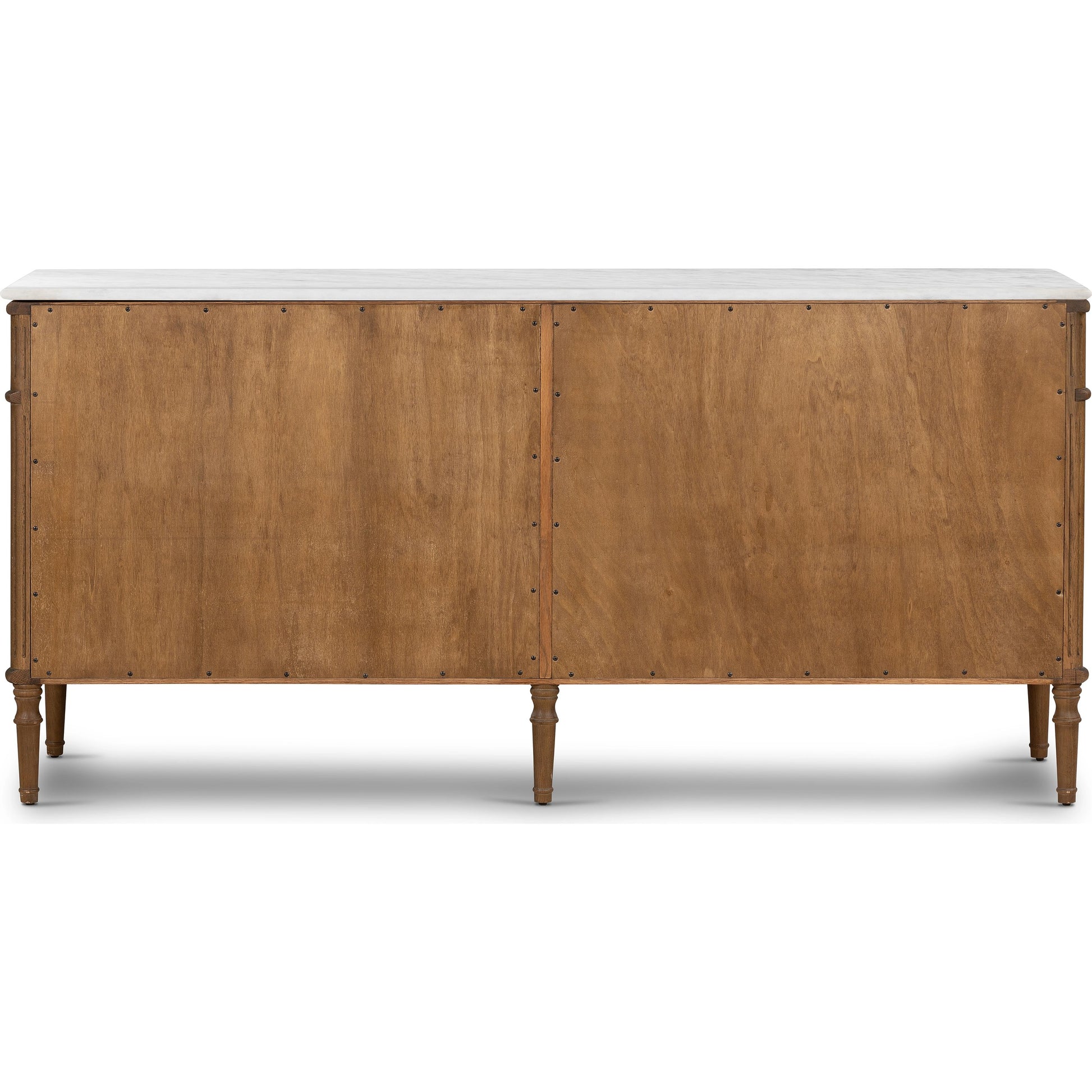 Toulouse 6 Drawer Dresser by Four Hands in toasted oak. Made from solid oak, oak veneer, zinc alloy in a modern style.