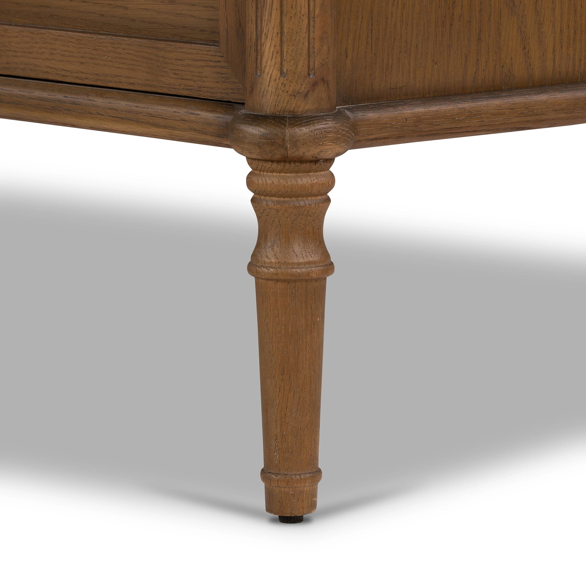 Toulouse 6 Drawer Dresser by Four Hands in toasted oak. Made from solid oak, oak veneer, zinc alloy in a modern style.