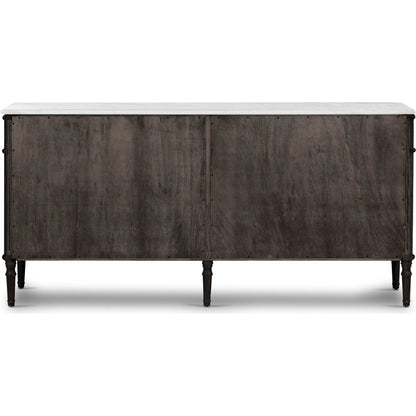 Toulouse 6 Drawer Dresser by Four Hands in toasted oak. Made from solid oak, oak veneer, zinc alloy in a modern style.