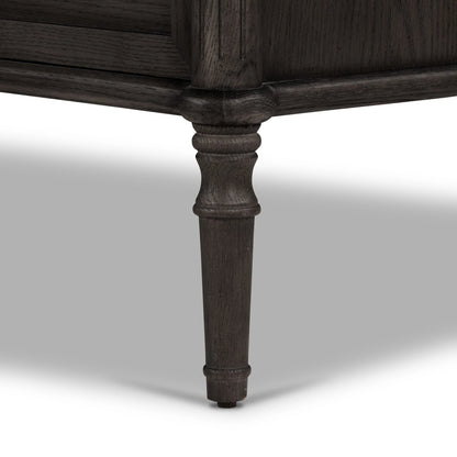 Toulouse 6 Drawer Dresser by Four Hands in toasted oak. Made from solid oak, oak veneer, zinc alloy in a modern style.