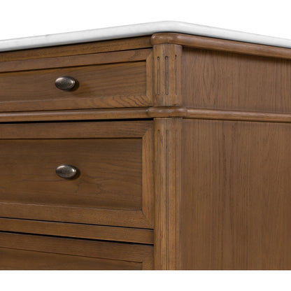 Toulouse Chest by Four Hands. Made from solid oak, oak veneer in a traditional style.