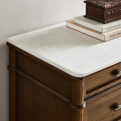 Toulouse Chest by Four Hands. Made from solid oak, oak veneer in a traditional style.