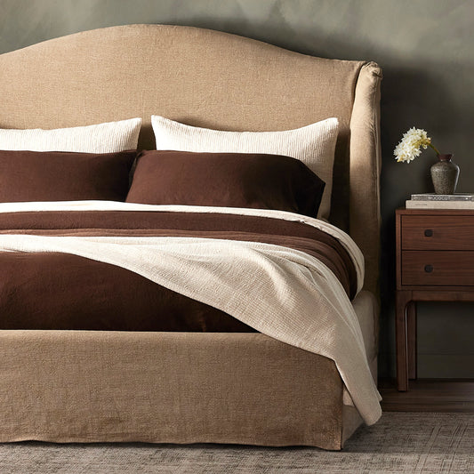 Meryl Slipcover Bed by Four Hands. Made from unique in a modern style.