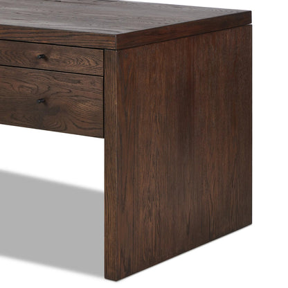 Torrington Desk by Four Hands in umber oak. Made from unique in a modern style.