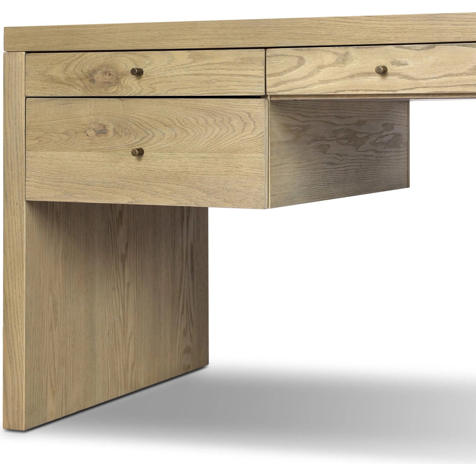 Torrington Desk by Four Hands in umber oak. Made from unique in a modern style.