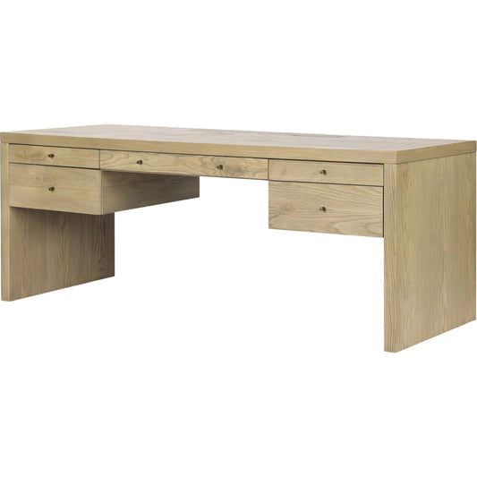 Torrington Desk by Four Hands in umber oak. Made from unique in a modern style.
