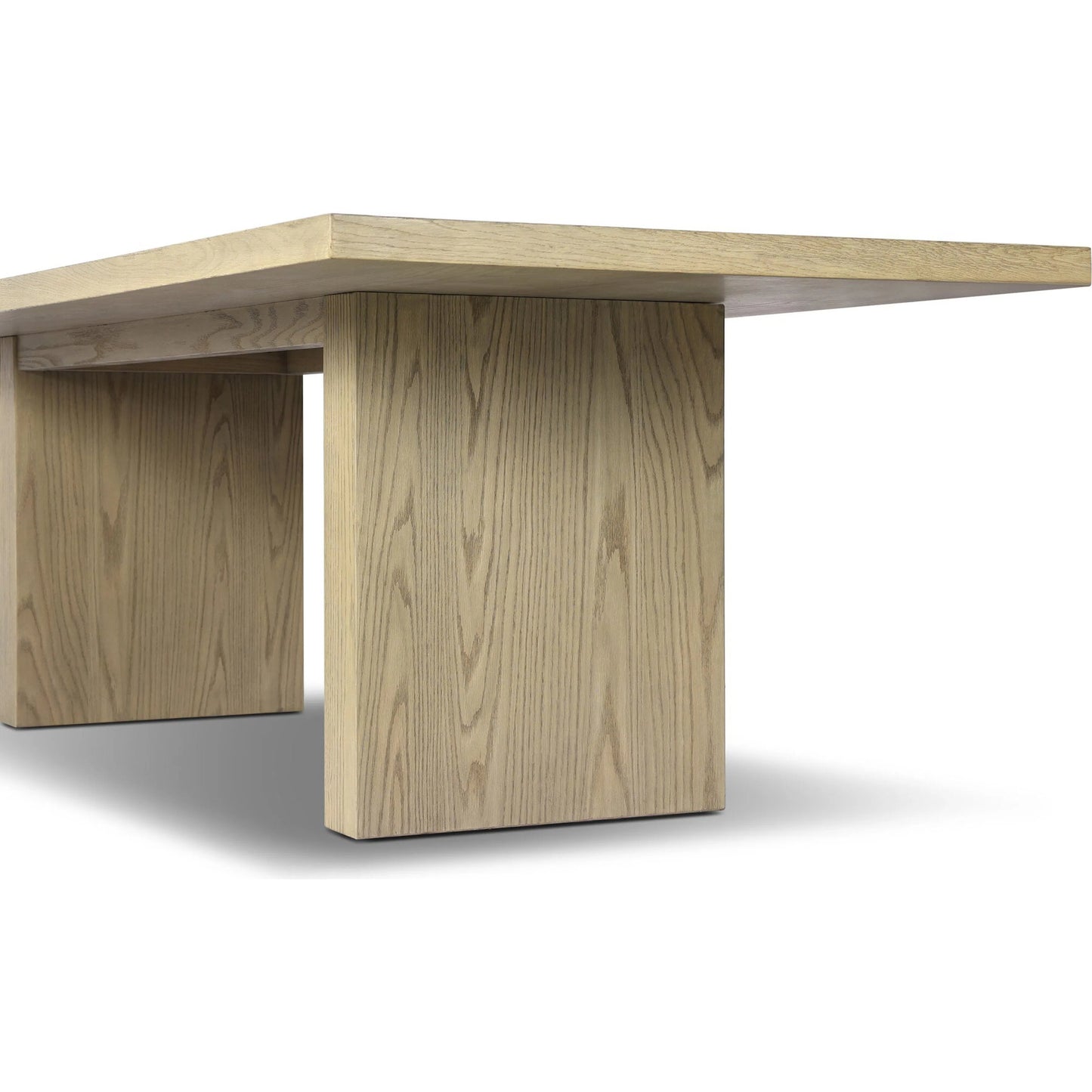 020 SI-2535448 | Closeup | Torrington Dining Table by Four Hands in umber oak. Made from unique in a modern style.