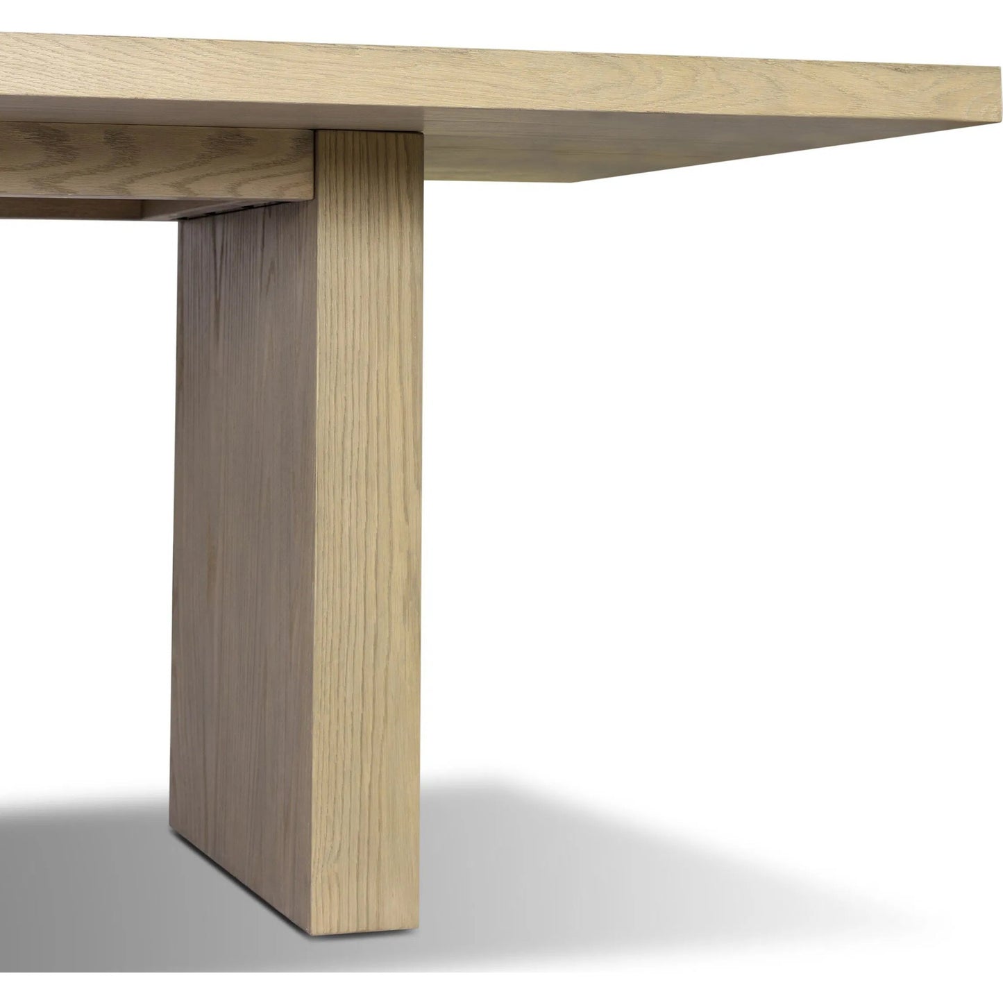 022 SI-2535448 | Closeup | Torrington Dining Table by Four Hands in umber oak. Made from unique in a modern style.