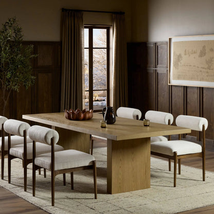 Torrington Dining Table by Four Hands in umber oak. Made from unique in a modern style.
