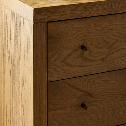 Torrington 6 Drawer Dresser by Four Hands in umber oak. Made from unique in a modern style.