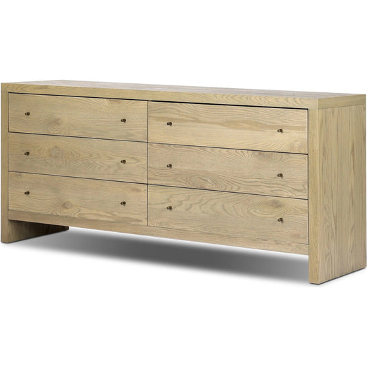 Torrington 6 Drawer Dresser by Four Hands in umber oak. Made from unique in a modern style.