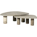 Zion Nesting Coffee Tables by Four Hands. Made from solid marble in a unique style.