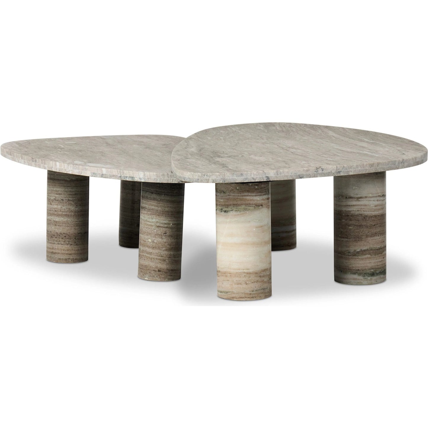 003 SI-2628498 | Additional Silo | Zion Nesting Coffee Tables by Four Hands. Made from solid marble in a unique style.