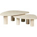 Zion Coffee Table Set by Four Hands. Made from solid marble, engineered hardwood in a modern style.