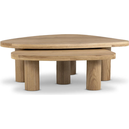 Zion Nesting Coffee Table Set by Four Hands. Made from unique in a unique style.
