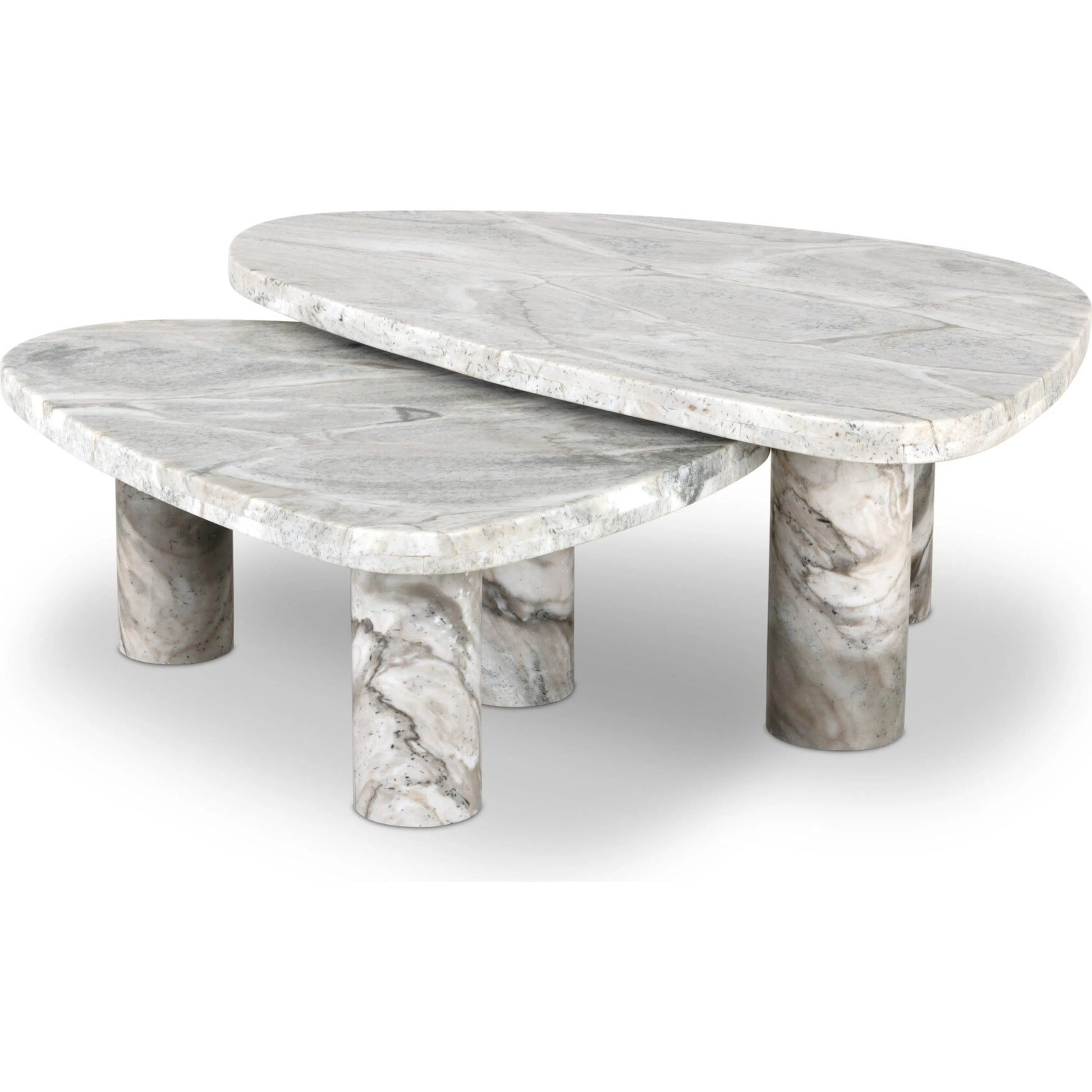 Zion Nesting Coffee Table Set by Four Hands. Made from unique in a unique style.