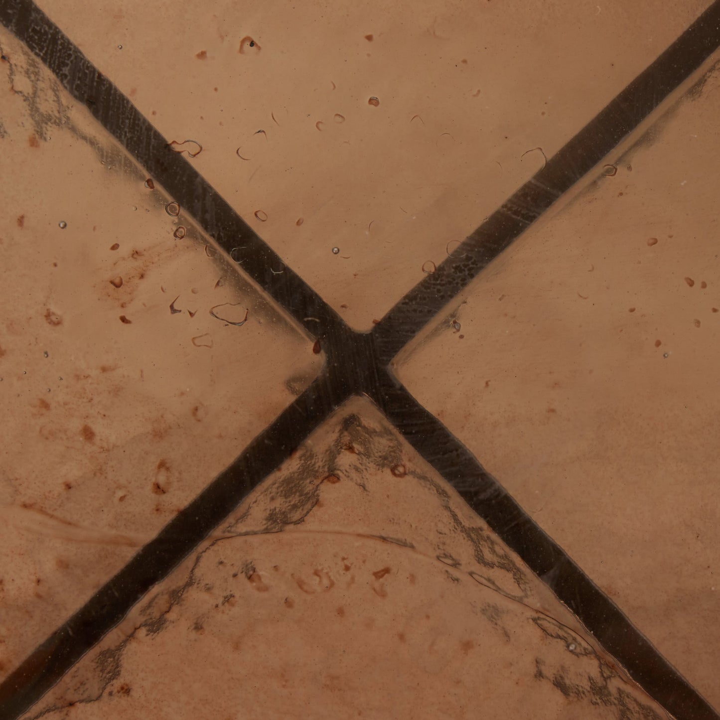 006 SI-2074487 | Additional Silo | Mira Bar Cart by Four Hands in dark brass, smoked brown. Made from iron, cast glass in a modern style.