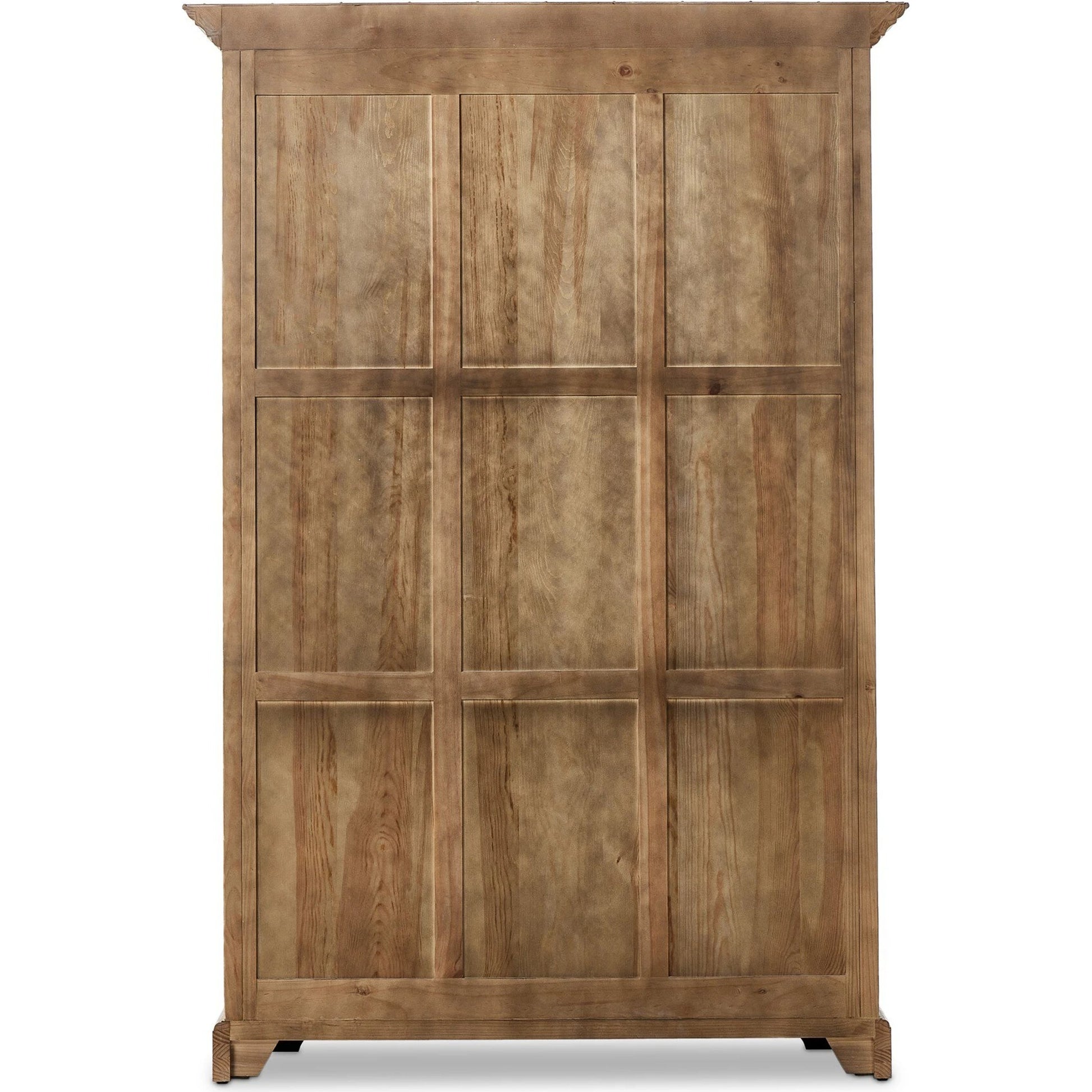 The "Please No More Doors" Cabinet by Four Hands in natural pine. Made from solid pine, thick pine veneer in a modern style.