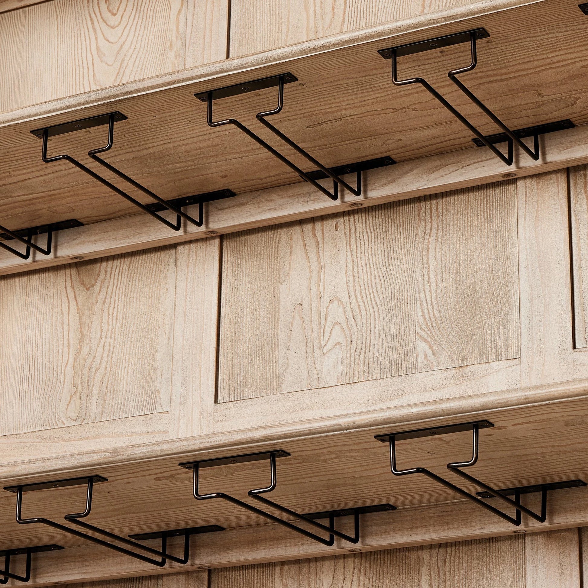 The "Please No More Doors" Cabinet by Four Hands in natural pine. Made from solid pine, thick pine veneer in a modern style.